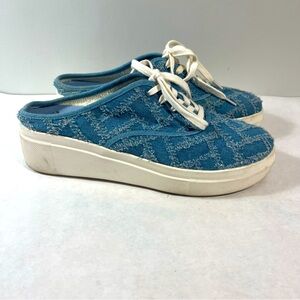 Yellow Box Elvy Slip-On Shoes Backless Platform Women’s Size 7.5